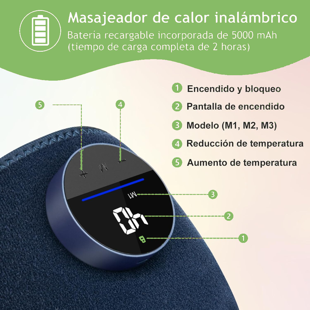 Masajeador de Rodilla con Calor
